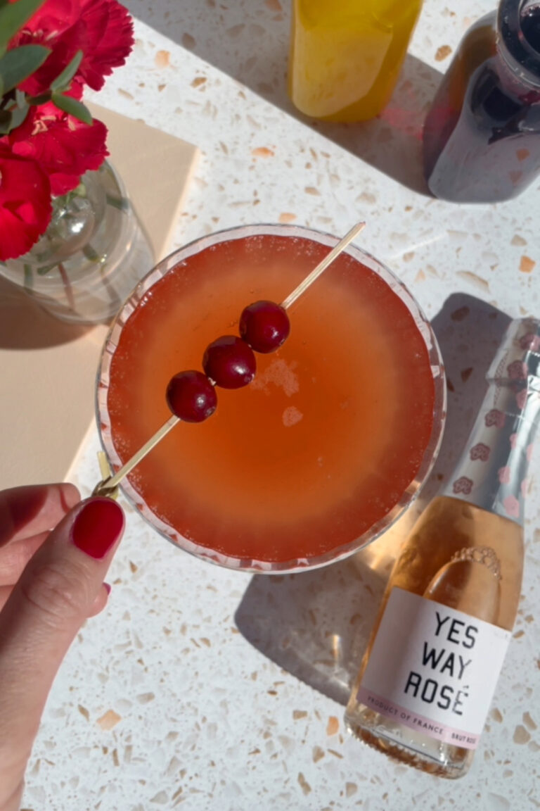 Cranberry Orange Mimosa | Yes Way Rosé