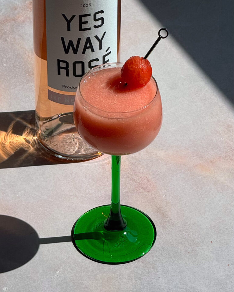 Hot Honey Watermelon Frosé | Yes Way Rosé
