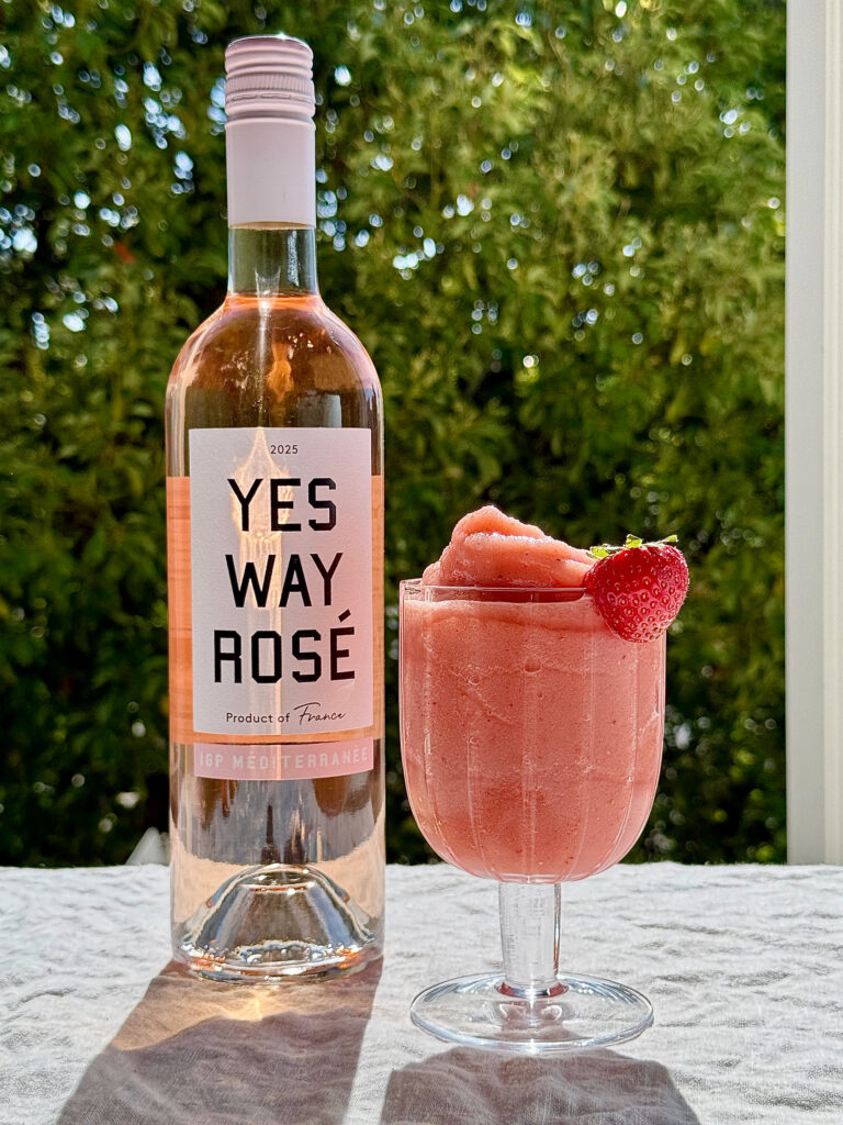 Spicy Strawberry Frosé | Yes Way Rosé